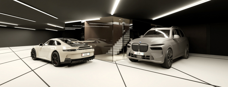 Innenarchitekt-Schweiz_Interior-Design_by_Heike_Karsch_Neubau_einer_exklusiven_Villa_Garagendesign