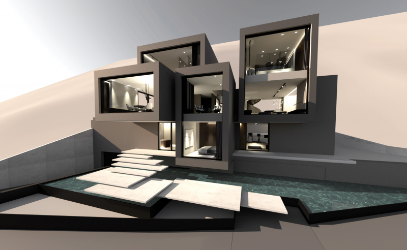 Innenarchitekt-_Zuger_See_Schweiz_Interior-Design_by_Heike_Karsch_Neubau_einer_exklusiven_Villa_Fassade_Design
