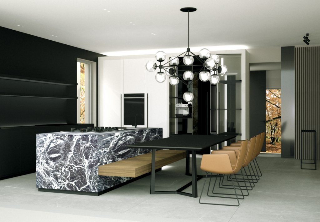 Heike Karsch private interiors. Küche Designkonzept